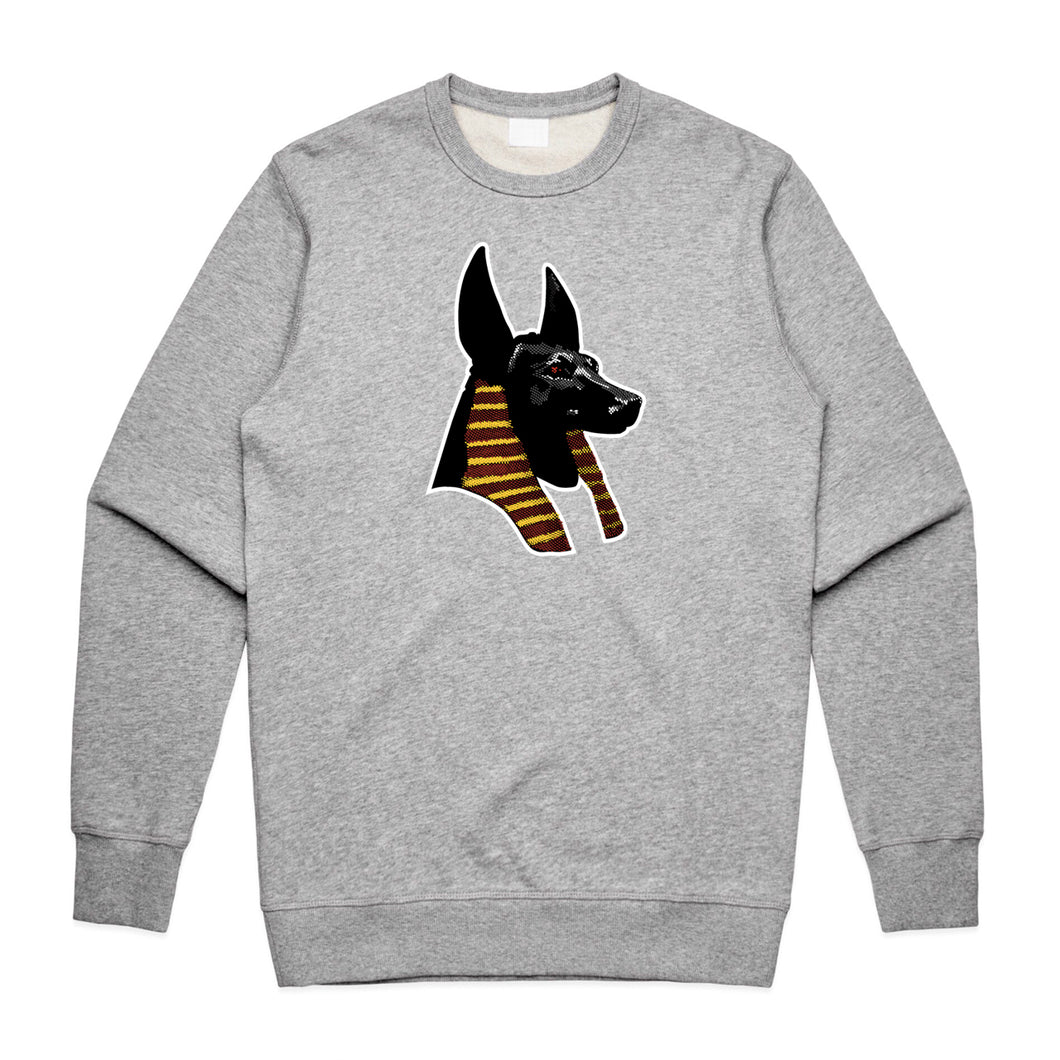 Anubis Crewneck Sweatershirt - Heather Grey