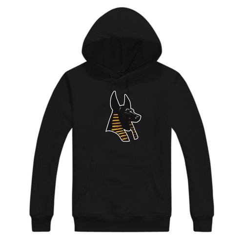 Anubis Hoodie Sweatshirt - Black