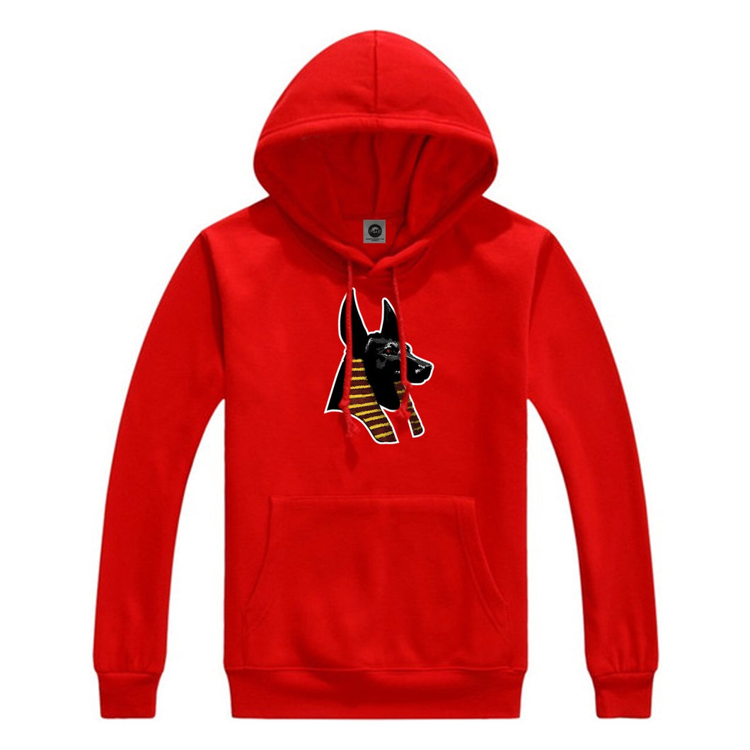 Anubis Hoodie Sweatshirt - Red